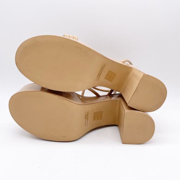 Jeffrey Campbell Women's Mamba Open Toe‎ Platform Ankle Strap Sandal Size 11 - Picture 3 of 9